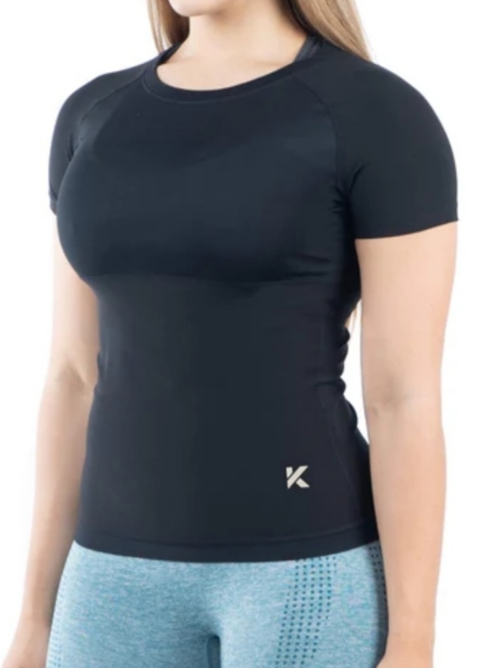 Kewlioo Heat Trapping T-Shirt for working out & daily activities size 4XL Black